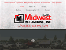 Tablet Screenshot of midwestmudjackinginc.com